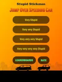Stupid! Jump Over Speeding Car Screen Shot 7