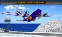 US Police Airplane Cop Dog Transporter Kids Games Screen Shot 7
