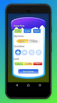 गणित खेल प्लस 2 खिलाड़ी Screen Shot 1