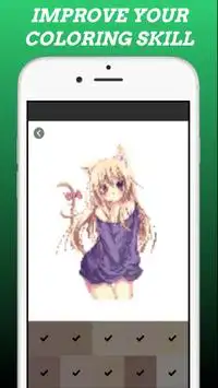 Anime Pixel Art Screen Shot 1