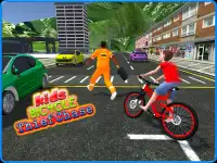 Kids Bicycle Rider Thief Chase Screen Shot 12