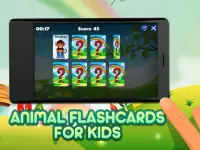 Animal flash cards for kids Screen Shot 1
