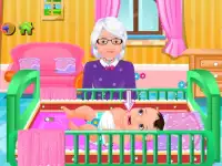 Avó alimentando jogos de bebê Screen Shot 4