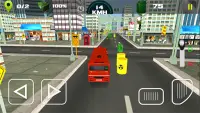 simulador de onibus cidade moderna - de autocarro Screen Shot 1