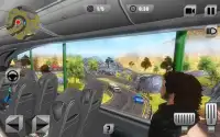 Simulador de ônibus offroad 3D: Autocarro de ônibu Screen Shot 2