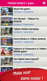 Tekken mobile guide 2018 Screen Shot 6