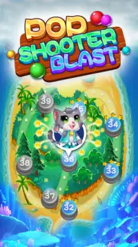 Pop Shooter Blast - Bubble Blast Game For Free Screen Shot 0