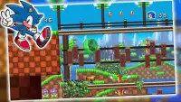 super sonic games run jump subway dash free Screen Shot 0