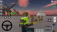Symulacja transportu dużych ciężarówek Screen Shot 3
