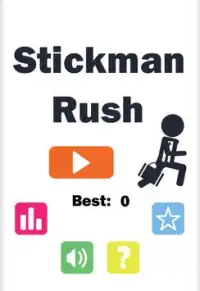 Stickman Rush Screen Shot 0