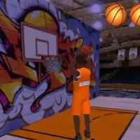 バスケットボールゲーム3D Screen Shot 0