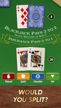 Blackjack Screen Shot 4