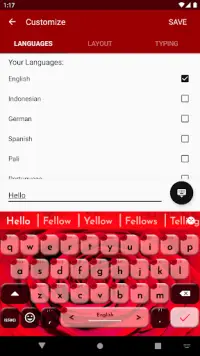 Red Rose Emoji Keyboard Screen Shot 0