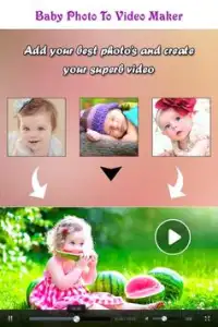 Photo Video Music - Baby Photo Screen Shot 3