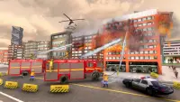 911 Fire Rescue Truck Driver Simulator 2020 Screen Shot 1