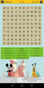 Disney Word Puzzle Screen Shot 2
