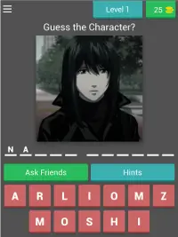 Death Note Quiz Game Screen Shot 12
