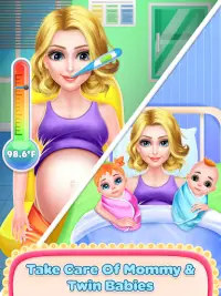 Pregnant Mommy &Twin Baby Care Screen Shot 6