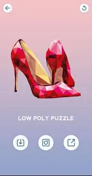 poly art: puzzle low poly - colore per numero Screen Shot 6