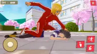 Anime Girl High School Life 3D : Japanese Sim 2021 Screen Shot 1