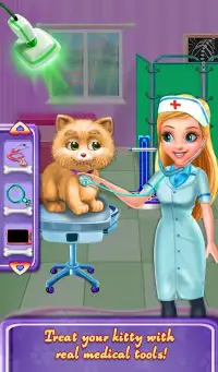 The Baby Kitty Clinic For Kids Screen Shot 0
