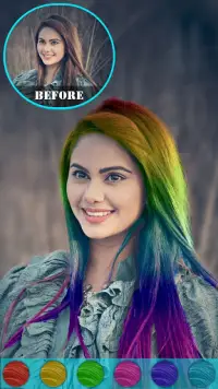 Cabina di cambia colore dei capelli Screen Shot 0