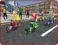 Kids Bicycle Rider Street Race Screen Shot 11