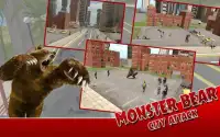 Monster Bear: City Attack Screen Shot 3