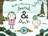 Sarah & Duck: Build a Snowman Screen Shot 6