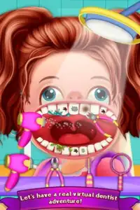 Schule Kids Braces Dentist - Virtuelle Doktor-Spie Screen Shot 0