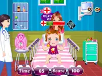 बेबी डॉक्टर लड़कियों को खेलों Screen Shot 5