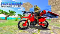 Motorbike Beach Fight - Beach Fighting Games Screen Shot 0