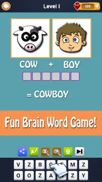 2 Pics 1 Word - Fun Word Guessing Game - Pics Quiz Screen Shot 1
