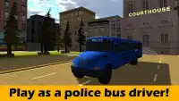 Police Bus Driver 3D: Prison Screen Shot 0