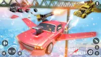 Flying Car Robot Shooting Game Screen Shot 5