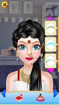 Indian Makeup & Dressup Game : Wedding Salon Screen Shot 2