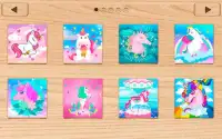 유니콘 키즈 퍼즐 무료 Unicorn Kids Puzzles FREE Screen Shot 1