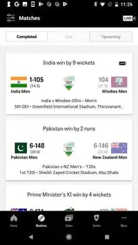 Cricket Network Screen Shot 2