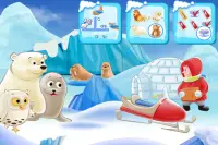 Polar Bear Cub - Fairy Tale with Games Free Screen Shot 0