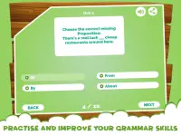 App Quiz sur les prépositions d'apprentissage Screen Shot 4