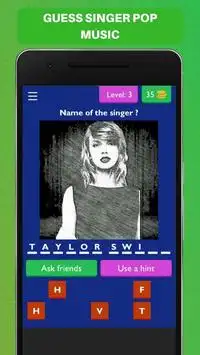 Guess the Singer Game Quiz Screen Shot 2