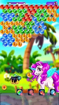 Bubble Shoot Princess Pony Screen Shot 3