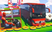 simulatore di corse di autobus supereroi Screen Shot 1