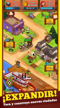 《Idle Frontier: Tap Tap Town》 Screen Shot 1