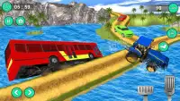 トラクター 引く バス ゲーム- トラクター 運搬する シミュレータ Screen Shot 2