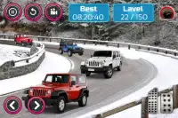 Snow Car Racing Screen Shot 1
