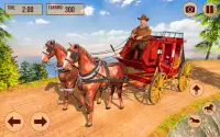 घोड़ा गाड़ी टैक्सी परिवहन खेल Screen Shot 3