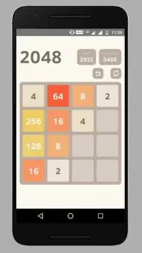 2048 Free Puzzle Game, Brain Booster, Brain Teaser Screen Shot 2