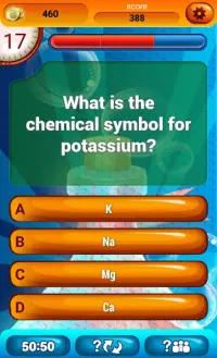 Chemistry Trivia Game Screen Shot 2