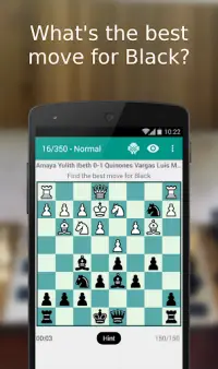 iChess - Chess Puzzles/Tactics Screen Shot 1